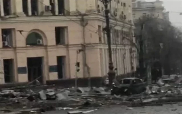 Φωτογραφία από το Χάρκοβο - Satellite image ©2022 Maxar Technologies via AP