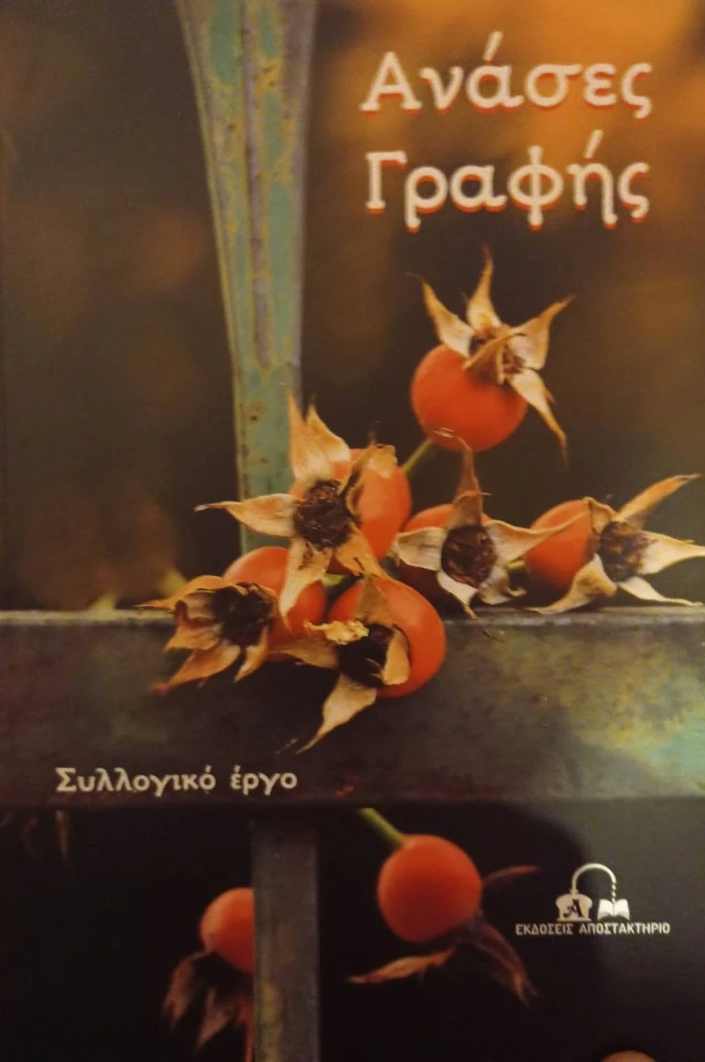 Η φωτογραφία του εξωφύλλου του βιβλίου «Ανάσες γραφής»