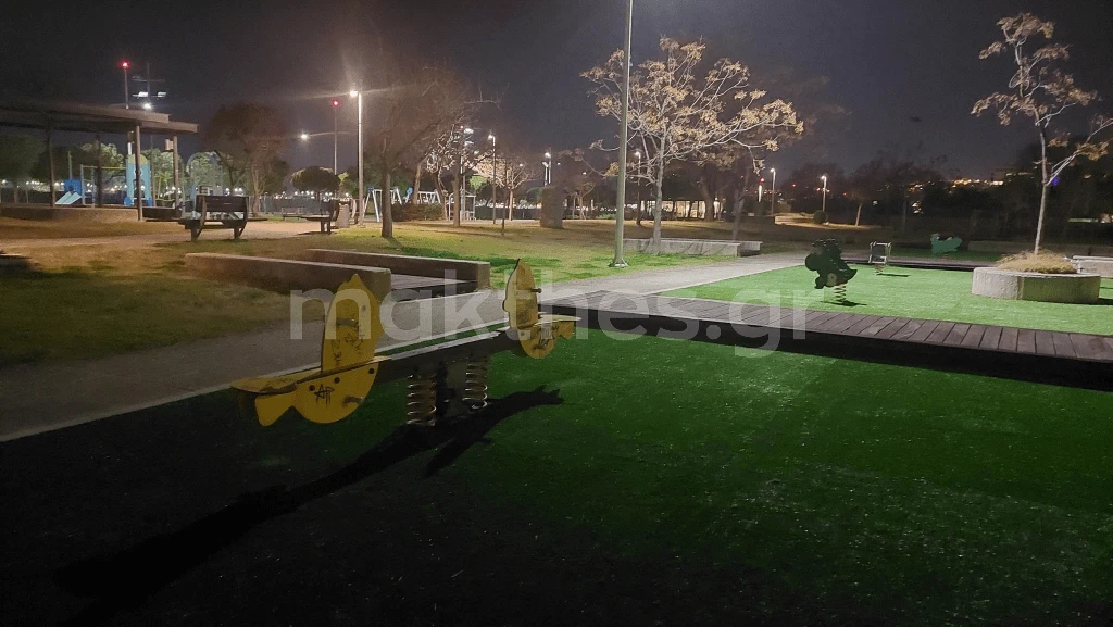 Η παιδική χαρά στο πάρκο Φωκά μετά την αναβάθμιση