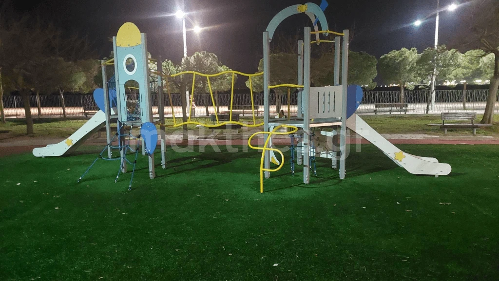 Η παιδική χαρά στο πάρκο Φωκά μετά την αναβάθμιση