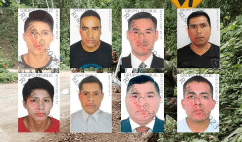 Οι οκτώ αστυνομικοί