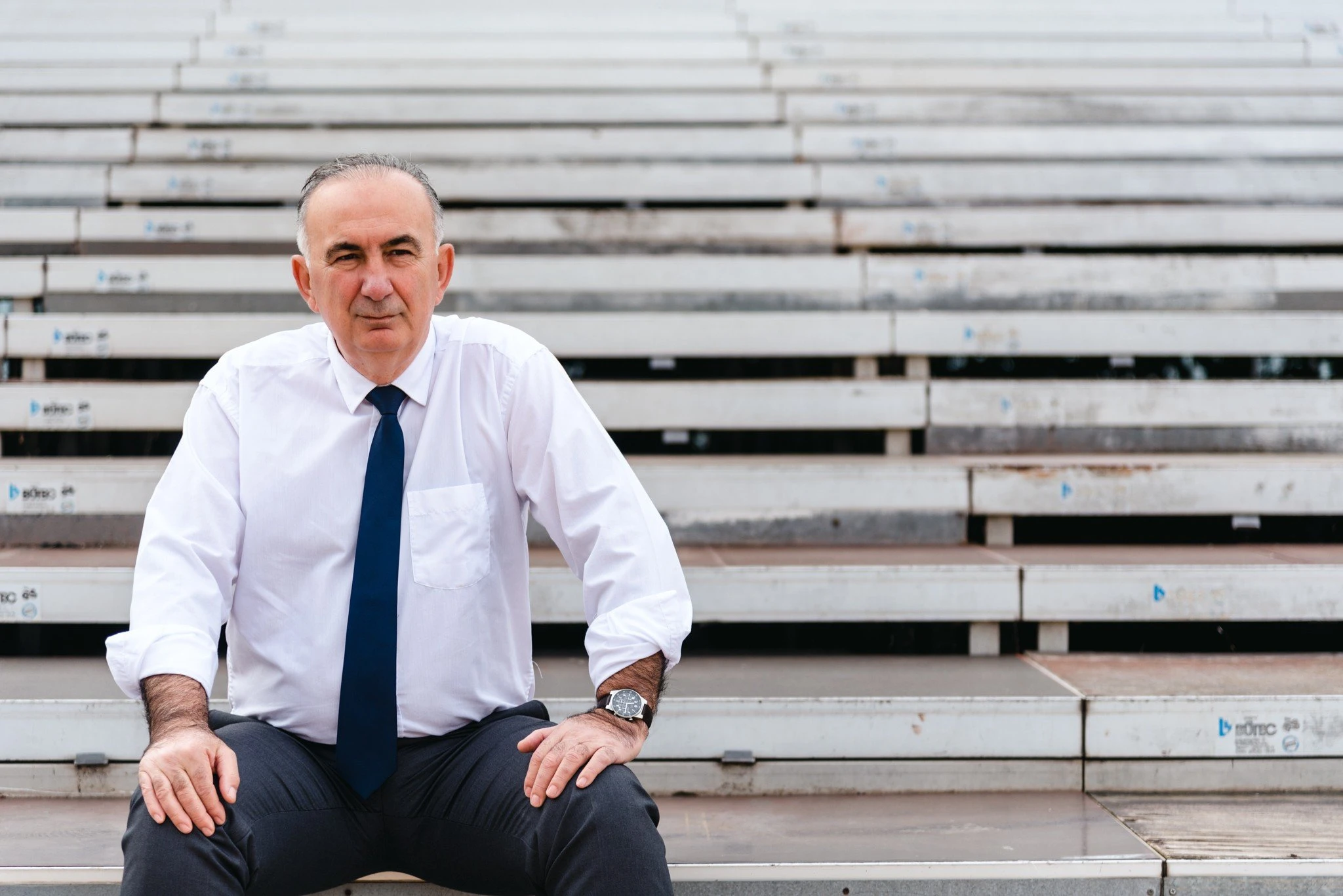 O επικεφαλής της παράταξης της αντιπολίτευσης «ΑΝΑΤΡΟΠΗ» Γιώργος Λίλτσης