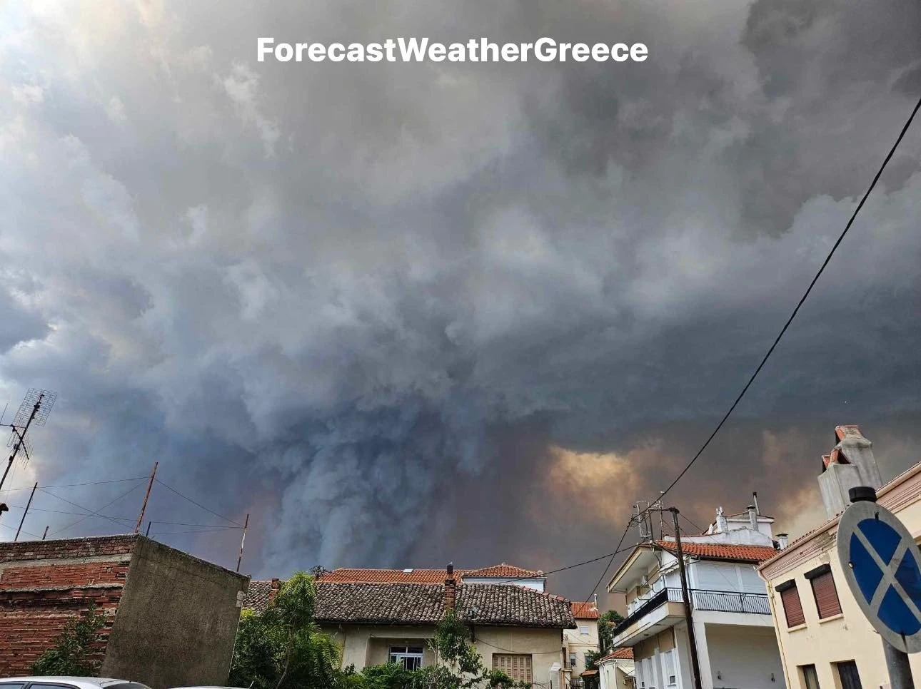 Εικόνα από τη σελίδα του Forecast Weather Greece στο Facebook