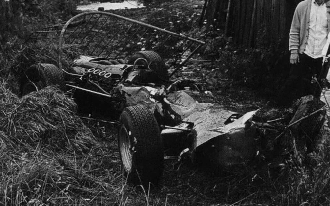 ﻿Το μονοθέσιο του Τζάκι Στιούαρτ μετά το ατύχημα στο βελγικό γκραν πρι