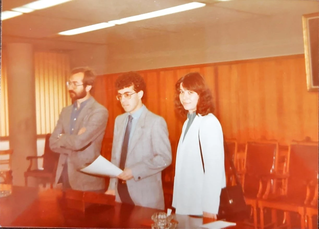 Δίνοντας τον όρκο το πτυχίου στο Πολυτεχνείο του ΑΠΘ