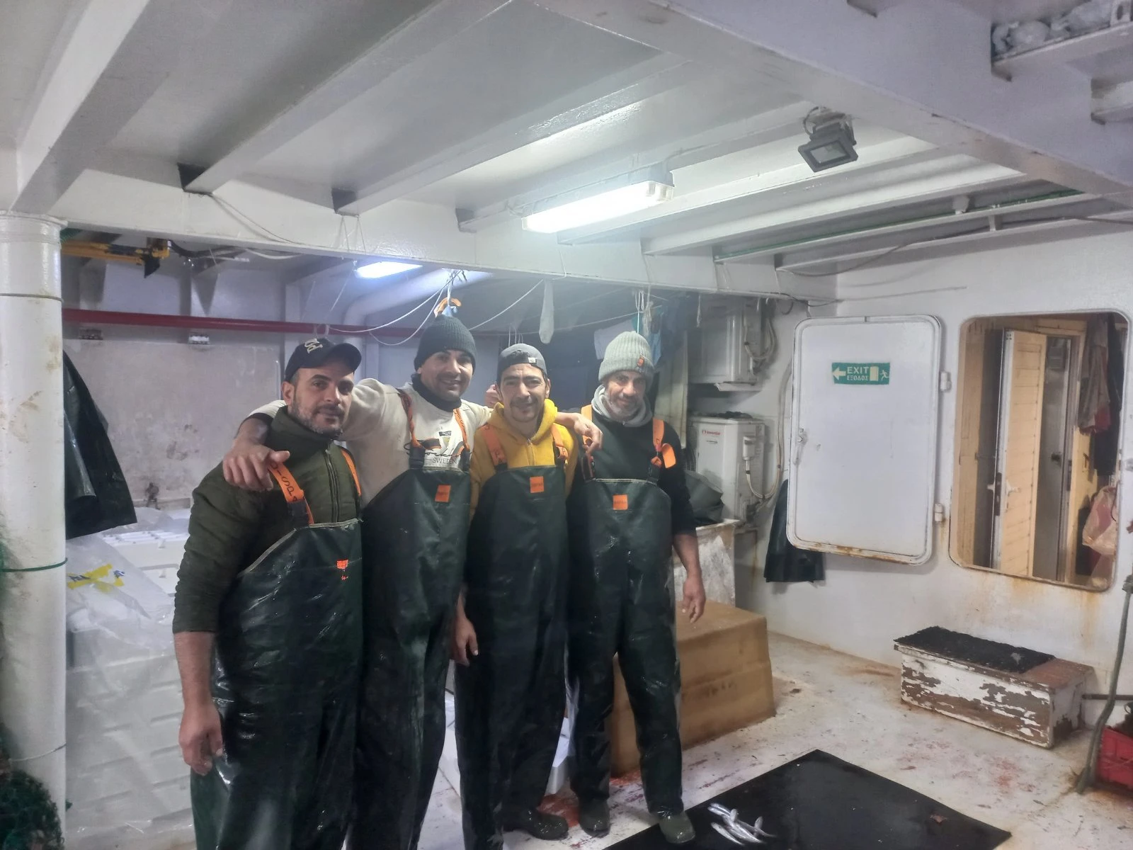 Το πλήρωμα της μηχανότρατας του κ. Νταουλτζή 