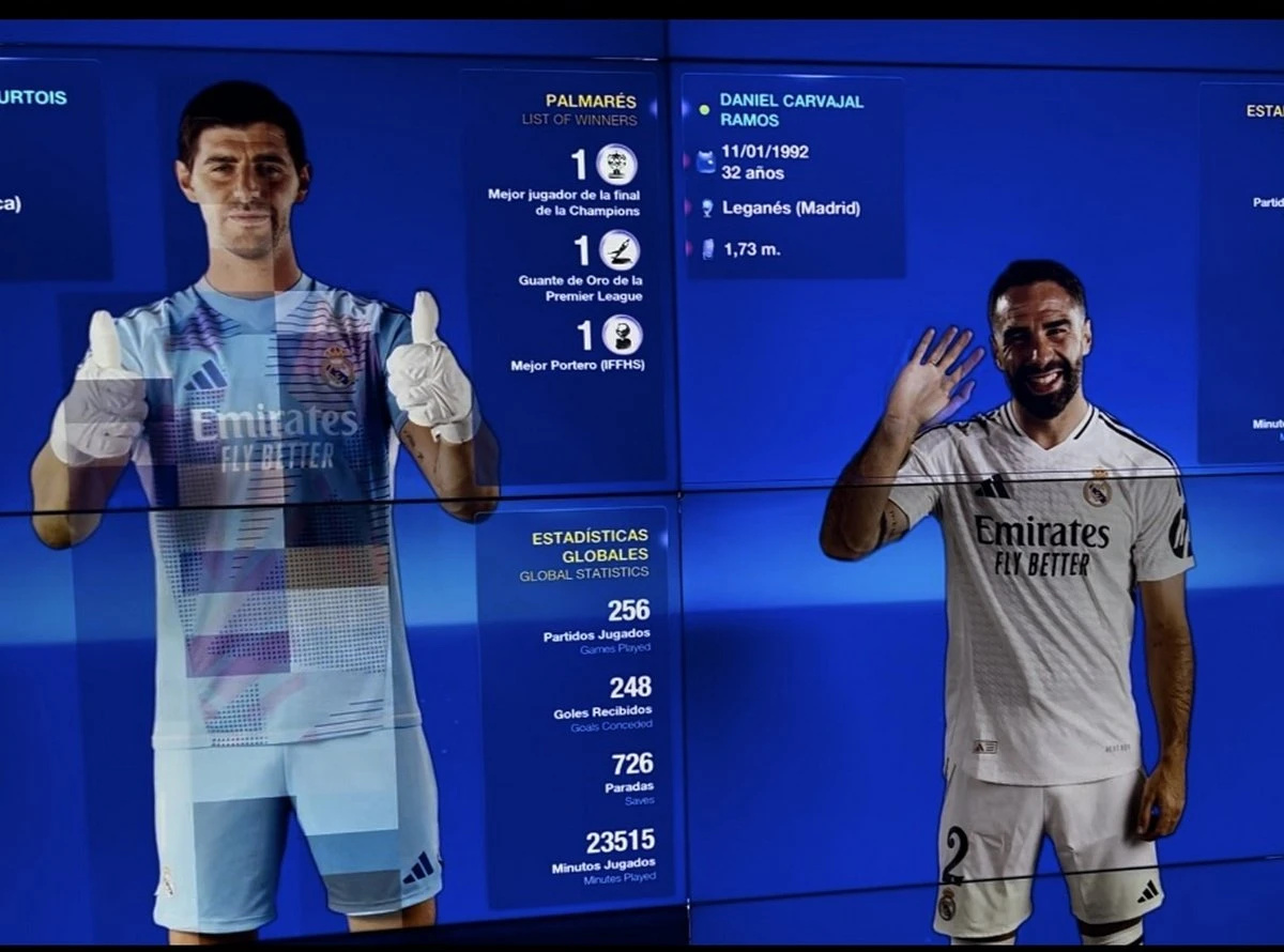 Ο Τιμπό Κουρτουά και ο Καρβαλιάλ στο ψηφιακό πολυθέαμα του Μουσείου της Ρεάλ.