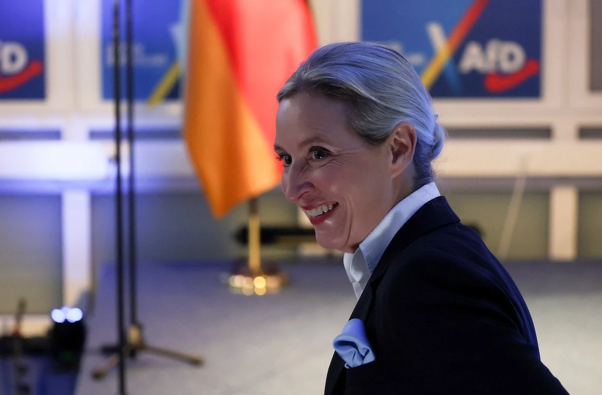 H συμπρόεδρος του AfD Αλισβερίσι Βάιντελ