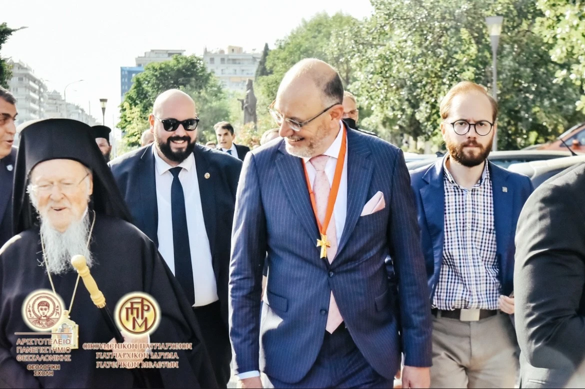Με τον Οικουμενικό Πατριάρχη στη Θεσσαλονίκη