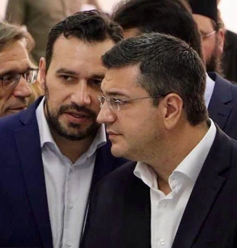 Με τον Απόστολο Τζιτζικώστα την εποχή της συνεργασίας του στην Περιφέρεια Κεντρικής Μακεδονίας