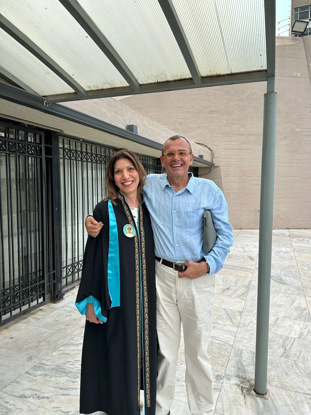 Mε τη διευθύντρια του προγράμματος Καθηγήτρια Κ. Κοσμίδου