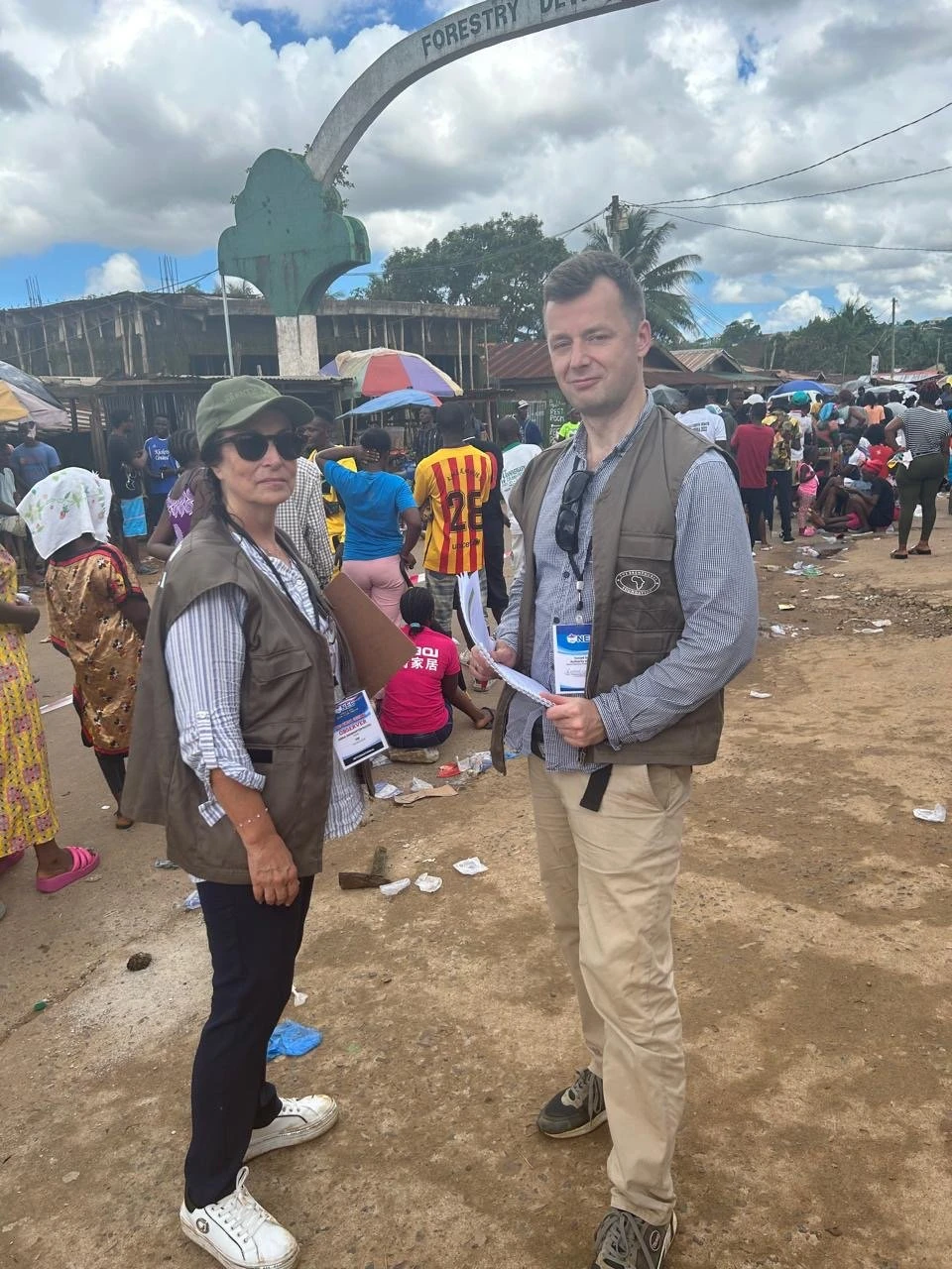 Πριν από δύο χρόνια στη Λιβερία, όπου συμμετέχει σε ίδρυμα για τα αναπτυξιακά θέματα της Αφρικής