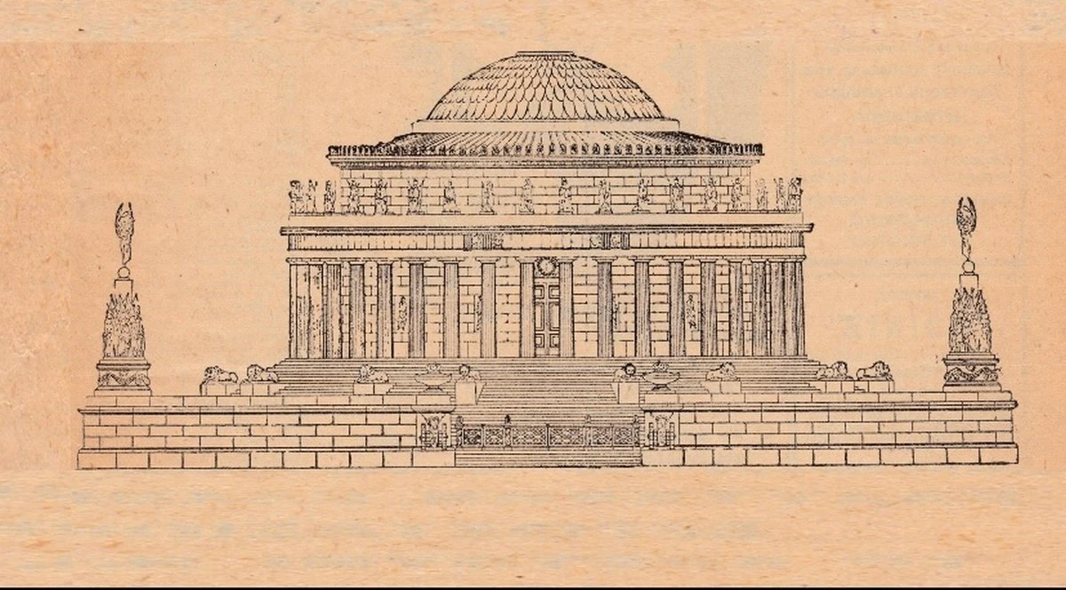 Το μνημείο που σχεδίασε ο Καυταντζόγλου.