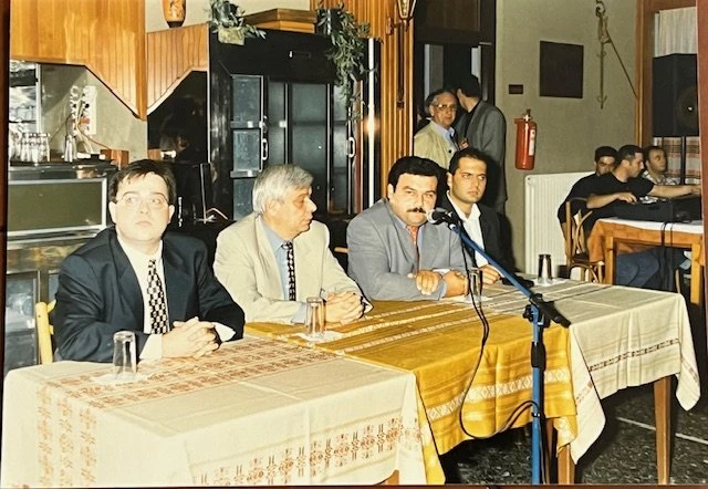 Μαζί με τον τέως πρόεδρος της Δημοκρατίας Προκόπη Παυλόπουλο και τον σημερινό Γενικό Γραμματέα της Αποκεντρωμένης σε εκδήλωση στο Σταυρό