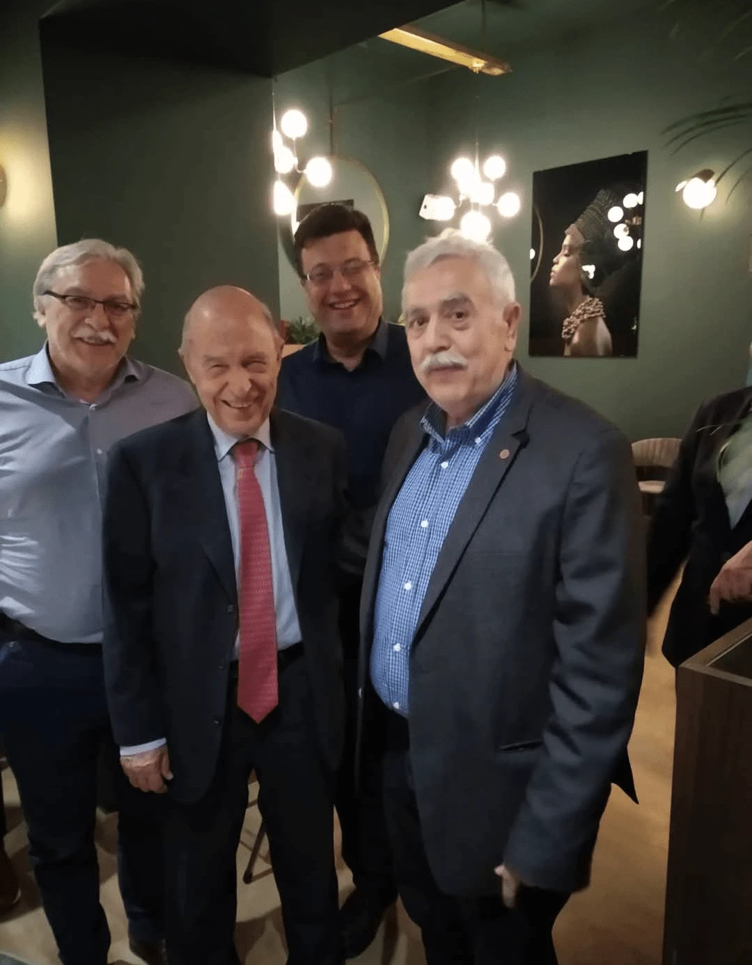 Με τον Κώστα Σημίτη στην τελευταία του επίσκεψη στη Θεσσαλονίκη πριν τις δημοτικές εκλογές του 2019. Διακρίνονται ακόμη ο Χρήστος Παπαστεργίου και ο Ηλίας Ρίγανης&nbsp;&nbsp;