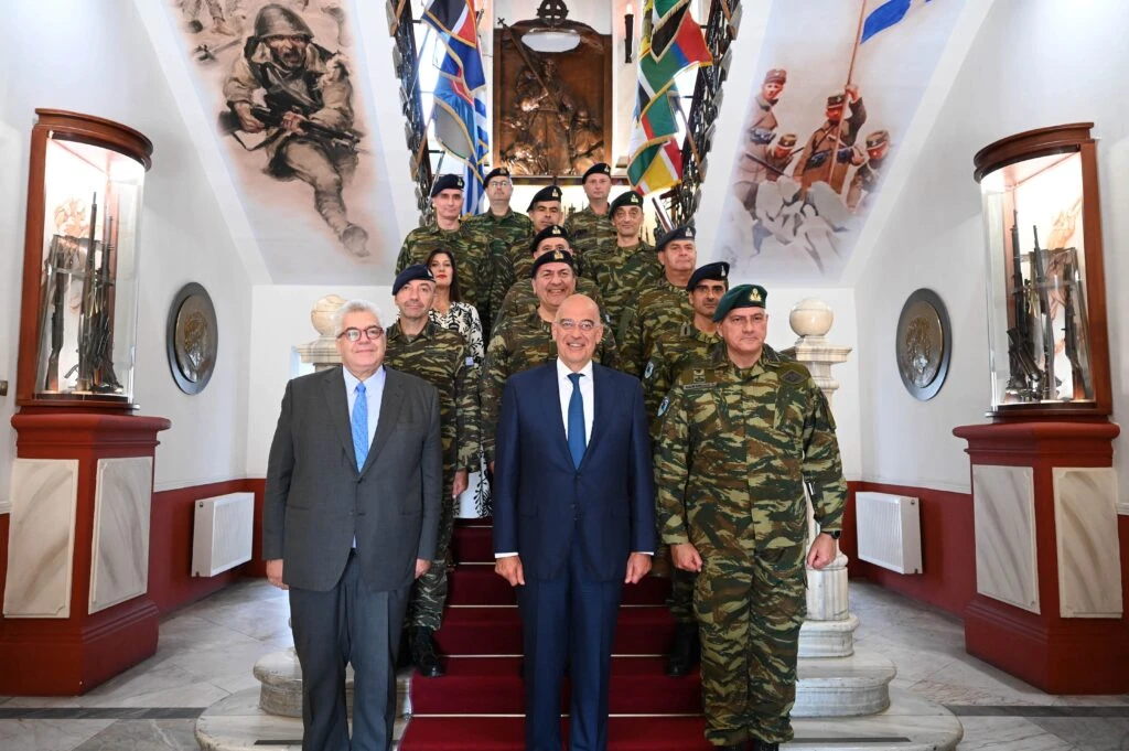 Με τον Νίκο Δένδια σε επίσκεψη στο Γ’ Σώμα Στρατού