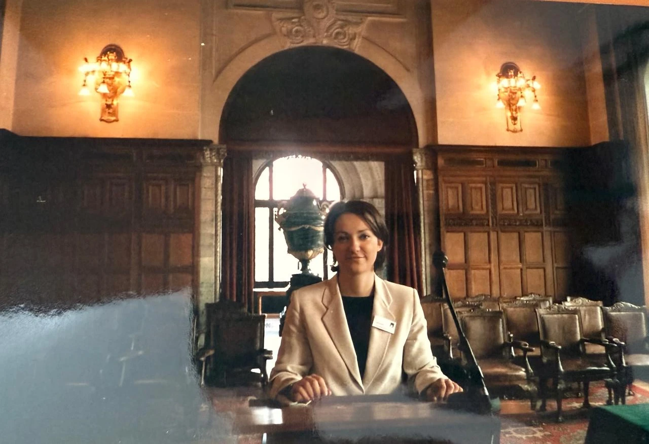 Η ίδια στην έδρα του Διεθνούς Δικαστηρίου στη Χάγη