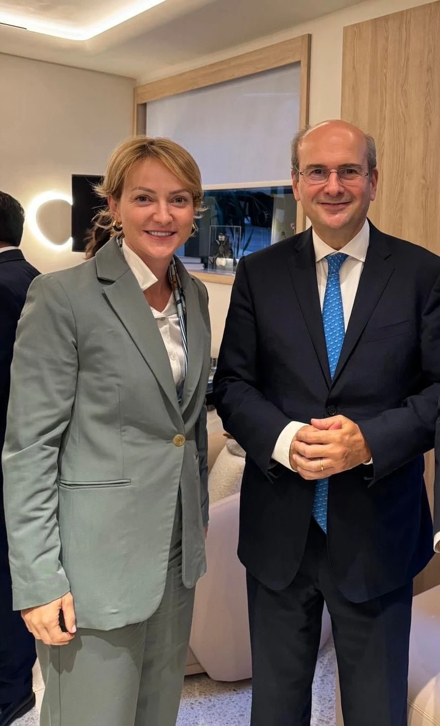 Με τον αντιπρόεδρο της κυβέρνησης Κωστή Χατζηδάκη