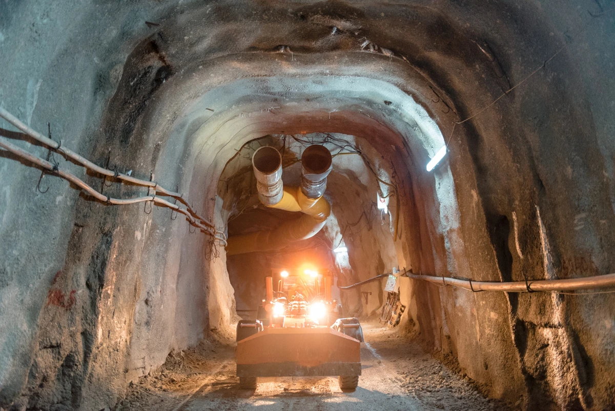 Υπόγειο Μεταλλείο της Ελληνικός Χρυσός στην Ολυμπιάδα ΒΑ Χαλκιδικής