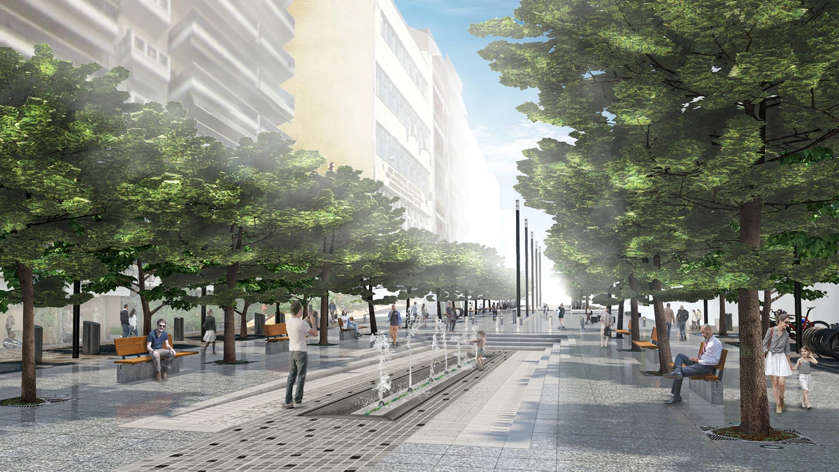 Φωτοραλιστικό από την ανάπλαση της Αγίας Σοφίας Φωτοραλιστικό από την ανάπλαση της Αγίας Σοφίας