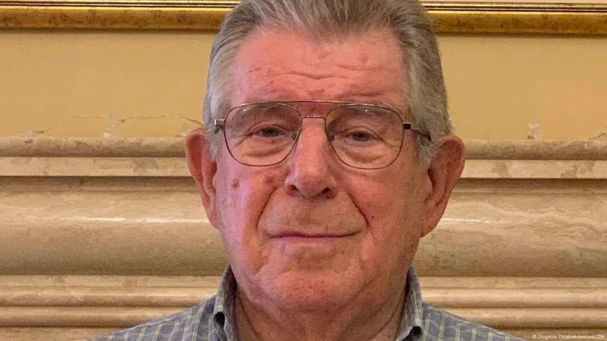 Ο επιζών της Σφαγής των Γιαννιτσών Χρηστάκης Ιωαννίδης - Εικόνα: Diogenis Dimitrakopoulos/DW