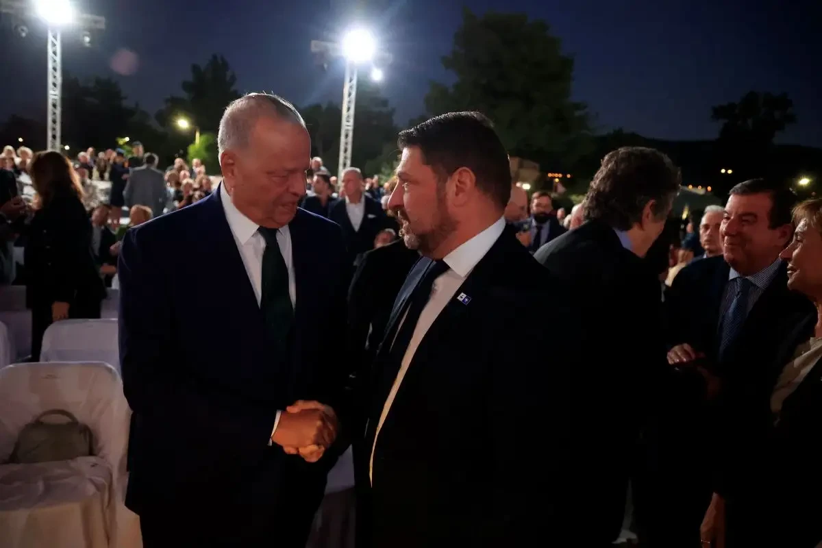 Ευάγγελος Μυτιληναίος και Νίκος Χαρδαλιάς / ΓΙΩΡΓΟΣ ΚΟΝΤΑΡΙΝΗΣ/EUROKINISSI