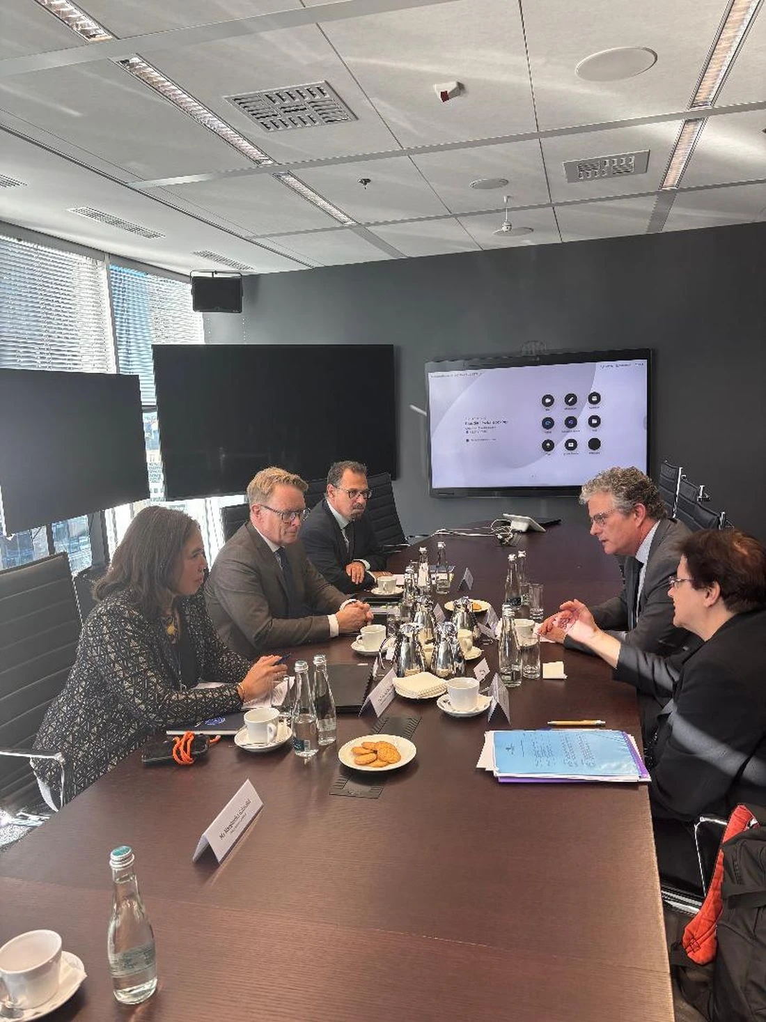 Στιγμιότυπο από τη συνάντηση