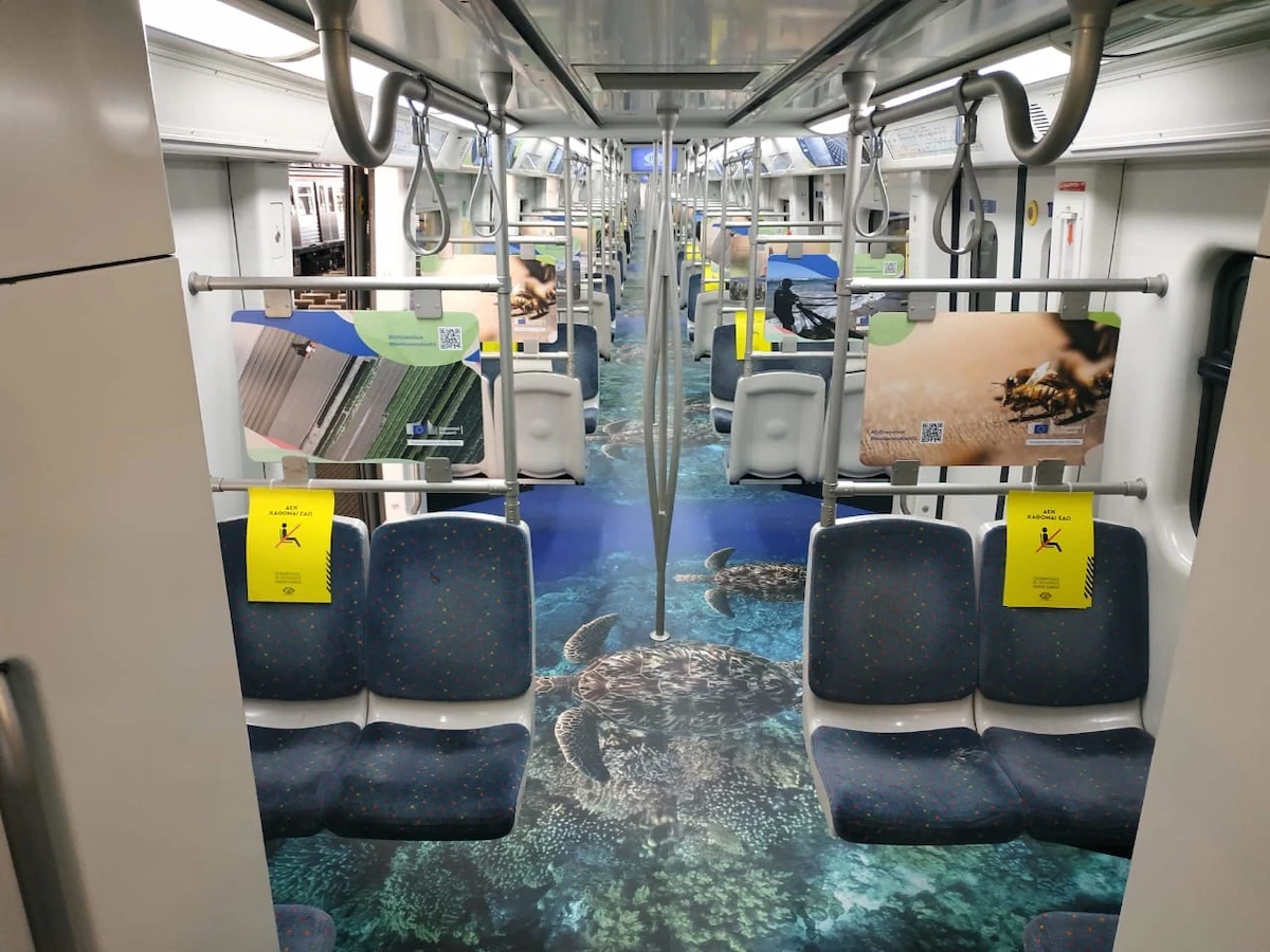 Διαφημίσεις στο Μετρό Αθήνας. Πηγή: ΣΤΑΣΥΥ