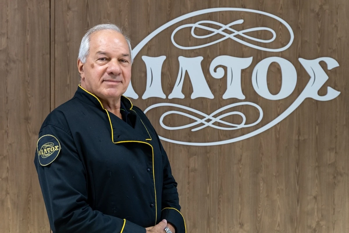 <i>Ο ιδρυτής των Ζαχαροπλαστείων «Μίλτος», Μίλτος Βαγγέλης</i>