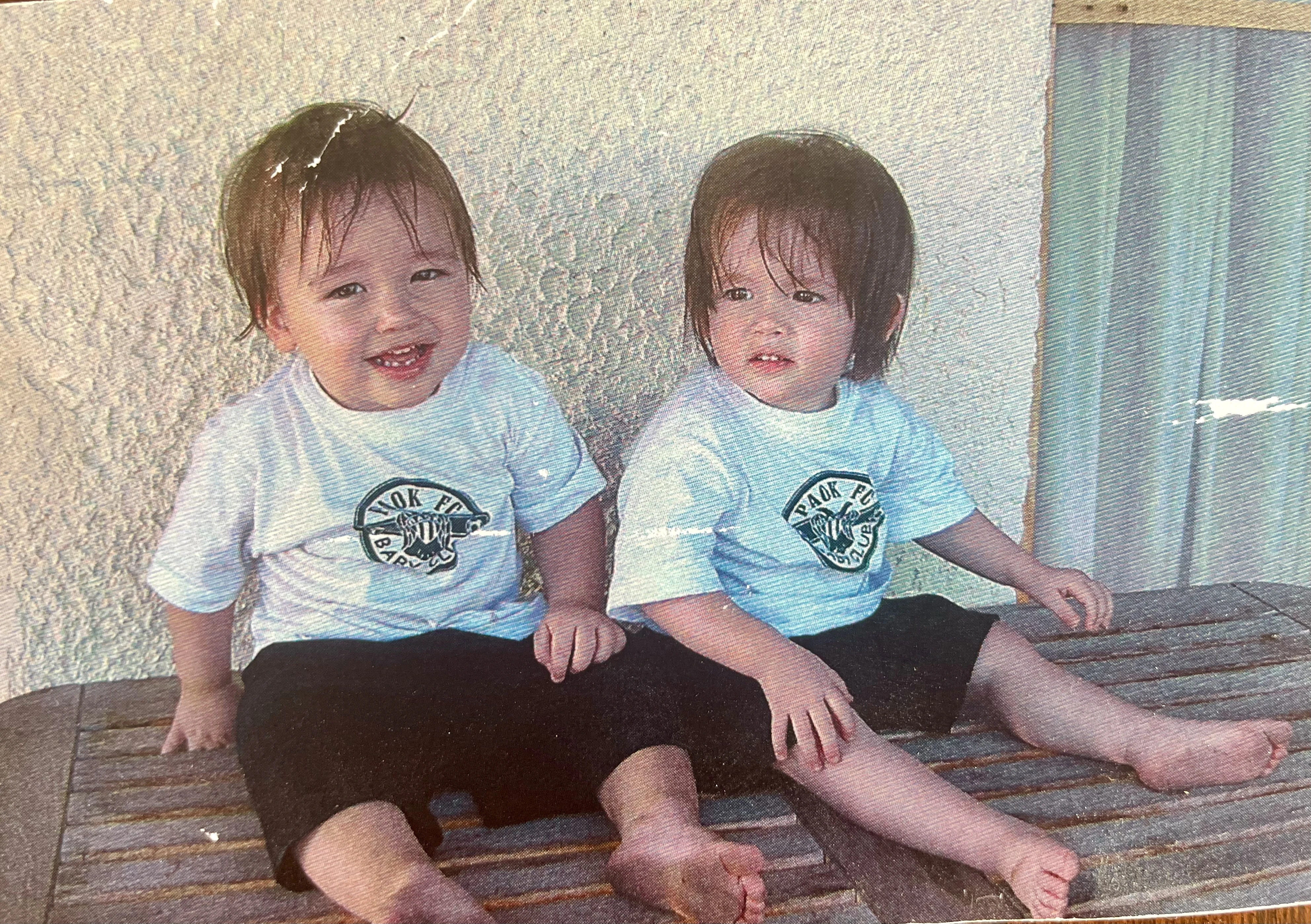 Τα διδυμάκια με τη φανέλα του ΠΑΟΚ!