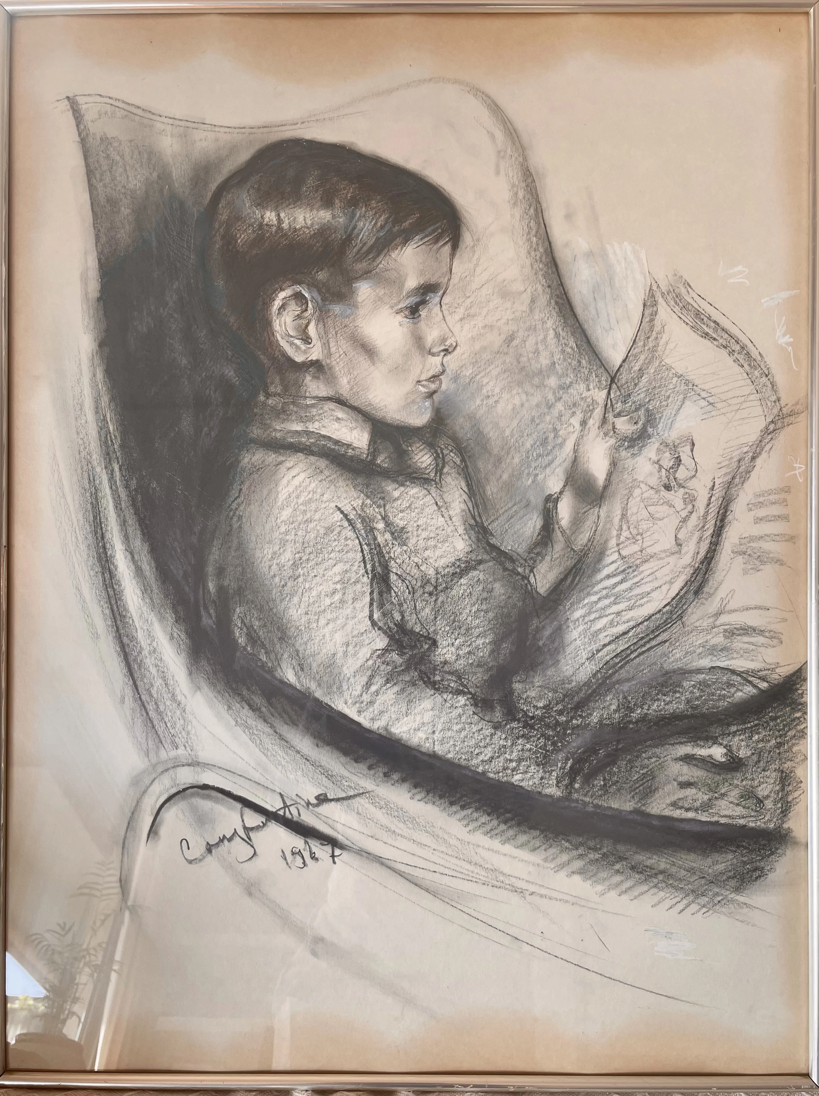 Πορτραίτο του σε ηλικία 7 ετών ζωγραφισμένο από έναν 70χρονο  Ρώσο ιερέα