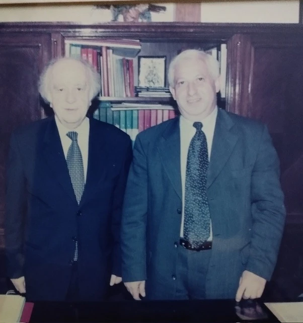 Με τον Κύπριο πολιτικό Βάσο Λυσσαρίδη