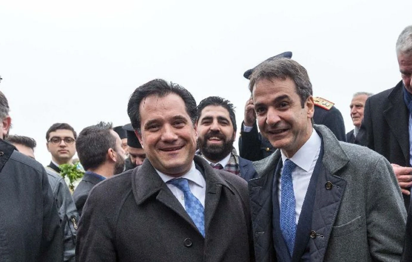 2016 στη Θεσσαλονίκη με τον Κυριάκο Μητσοτάκη στην τελετή των Θεοφανείων και λίγο πριν το δεύτερο γύρο των εσωκομματικών εκλογών για την προεδρία της ΝΔ