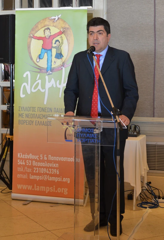 Ο πρόεδρος του συλλόγου «Λάμψη» Δημήτρης Σανδάλης