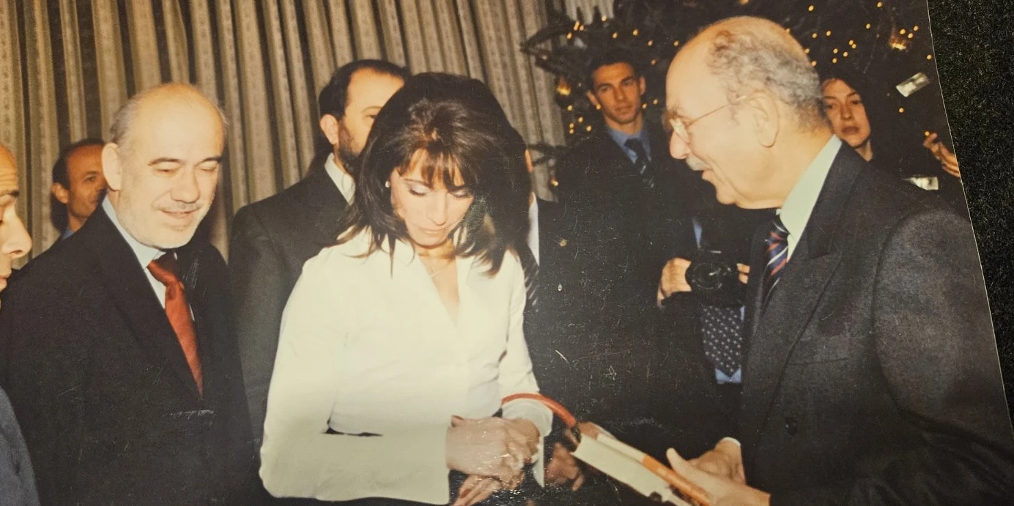 Με τον αείμνηστο Πρόεδρο της Δημοκρατίας Κωστή Στεφανόπουλο