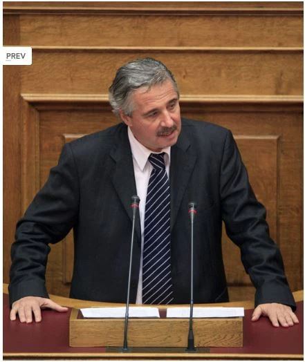 Ως βουλευτής&nbsp;του ΠΑΣΟΚ από το βήμα της ελληνικής Βουλής, το 2009