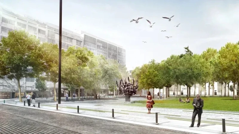 Ανάπλαση Πλατείας Ελεθερίας - Φωτορεαλιστικό