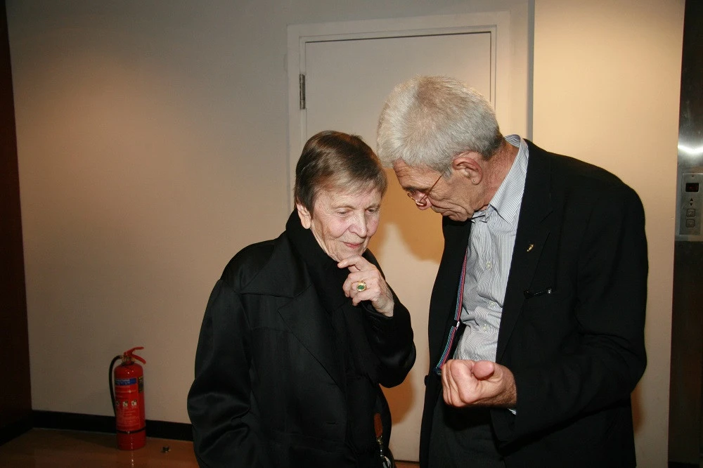 Με τον αείμνηστο Γιάννη Μπουτάρη