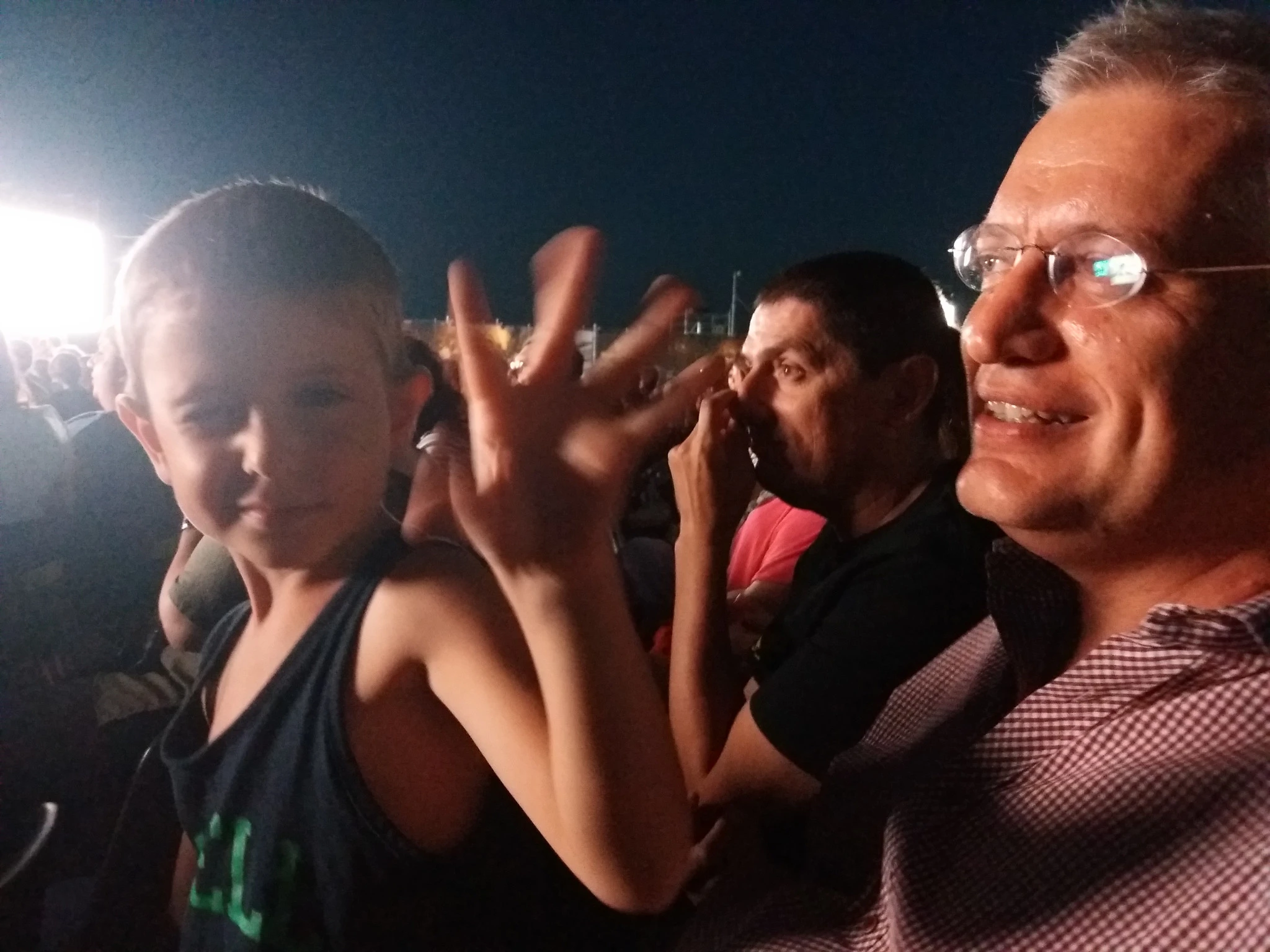 2018: Με τον Νικόλα, τον Γιάννη και φίλους σε συναυλία του David Byrne στην Ιταλία