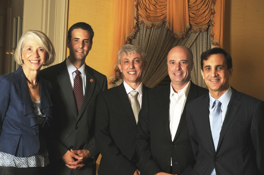 Επίσημη παρουσίαση του Κέντρου για Χαρισματικά-Ταλαντούχα Παιδιά (CTY Greece) στη&nbsp;Βαλτιμόρη, 16 Σεπτεμβρίου 2013. Από αριστερά: Elaine Hansen, Εκτελεστική Διευθύντρια του CTY&nbsp;Johns&nbsp;Hopkins, John Sarbanes, Congressman, Δρ Πάνος Βλάχος, Πρόεδρος του Κολλεγίου Ανατόλια, Ανδρέας Δρακόπουλος, Πρόεδρος του Διοικητικού Συμβουλίου του Ιδρύματος «Σταύρος Νιάρχος», Ronald J. Daniels, Πρόεδρος του πανεπιστημίου Johns Hopkins.