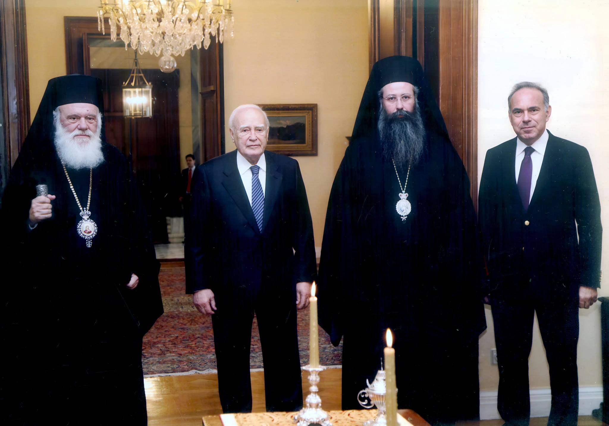 Από τη διαβεβαίωση ενώπιον του Προέδρου της Δημοκρατίας, του Αρχιεπισκόπου<br>και του Υπουργού Παιδείας μετά την εκλογή σε Μητροπολίτη Κίτρους το 2014