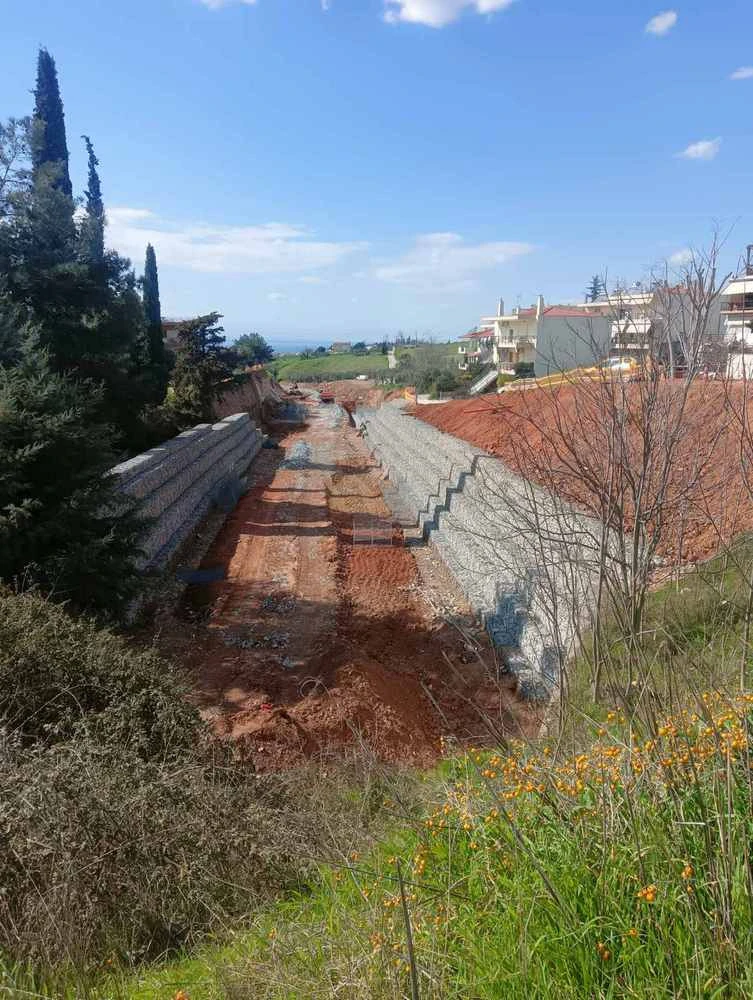 &nbsp;υπό κατασκευή δασοτεχνικά έργα στο Τριάδι