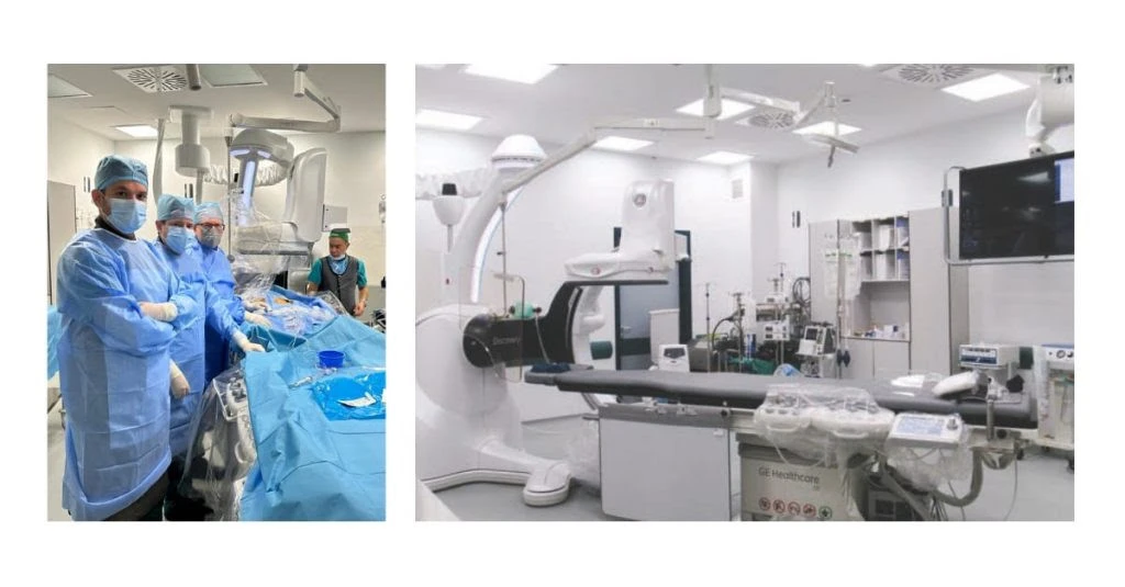 Η επέμβαση στο νοσοκομείο - Φωτογραφία: ΑΠΕ-ΜΠΕ