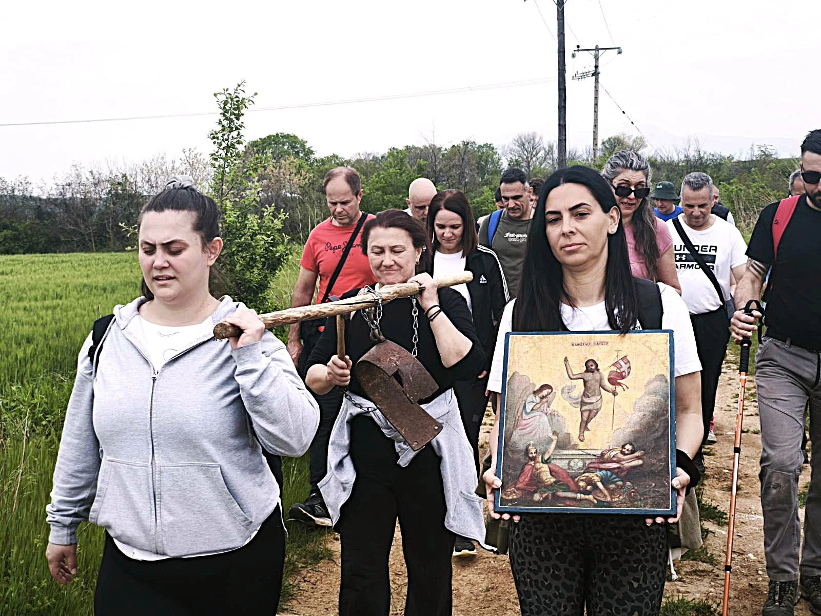 Η λιτανευτική πομπή στην Καλή Βρύση - Πηγή φωτογραφίας: Δημήτρης Σίδος