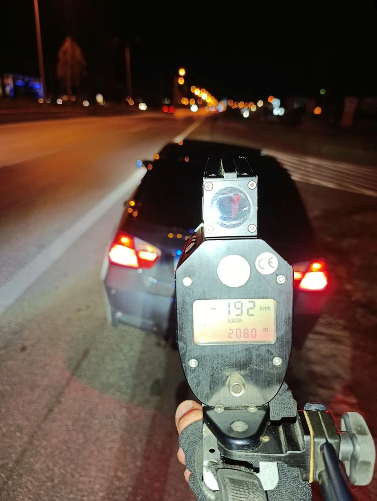 Η συσκευή της τροχαίας που κατέγραψε την παραβίαση του ορίου ταχύτητας