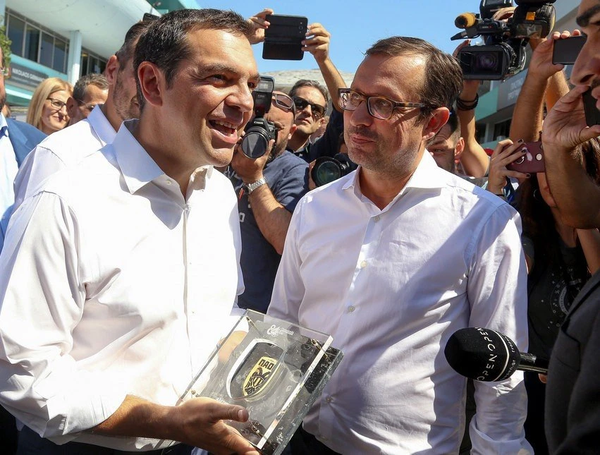 Στο περίπτερο του ΠΑΟΚ