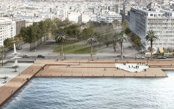 Θεσσαλονίκη: «Πράσινο φως» για ξύλινο ντεκ στην παλιά παραλία και ανάπλαση στην πλατεία Δημοκρατίας