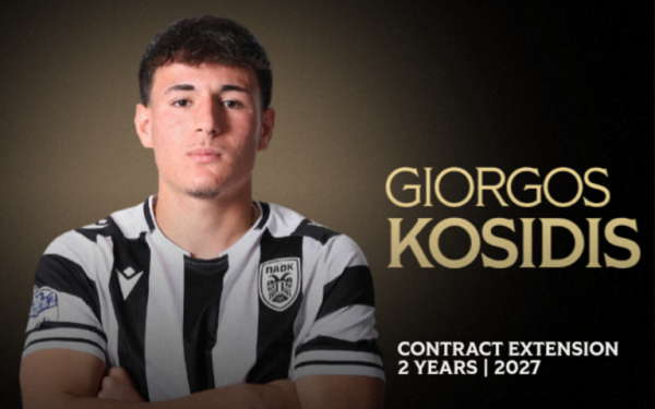 ΠΑΟΚ: «Έδεσε» Κοσίδη μέχρι το 2027