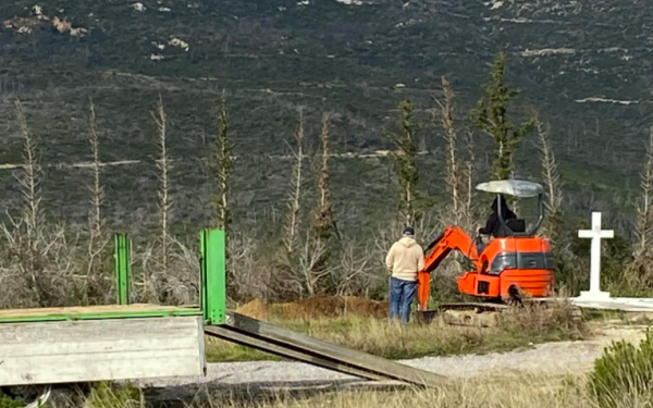 Προετοιμασίες στο Τατόι για τον τάφο της πριγκίπισσας Ειρήνης