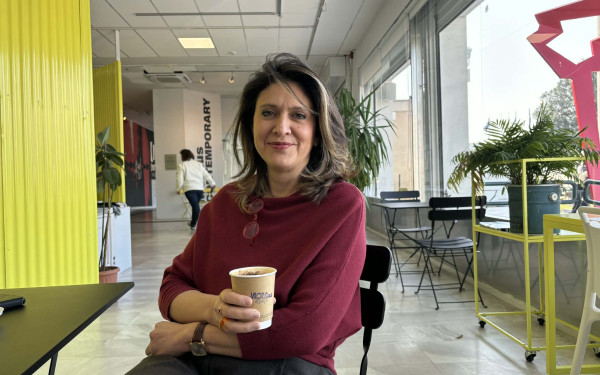  με την καλλιτεχνική διευθύντρια του MΟΜUS-Μουσείου Σύγχρονης Τέχνης  Θούλη Μισιρλόγλου (βίντεο)